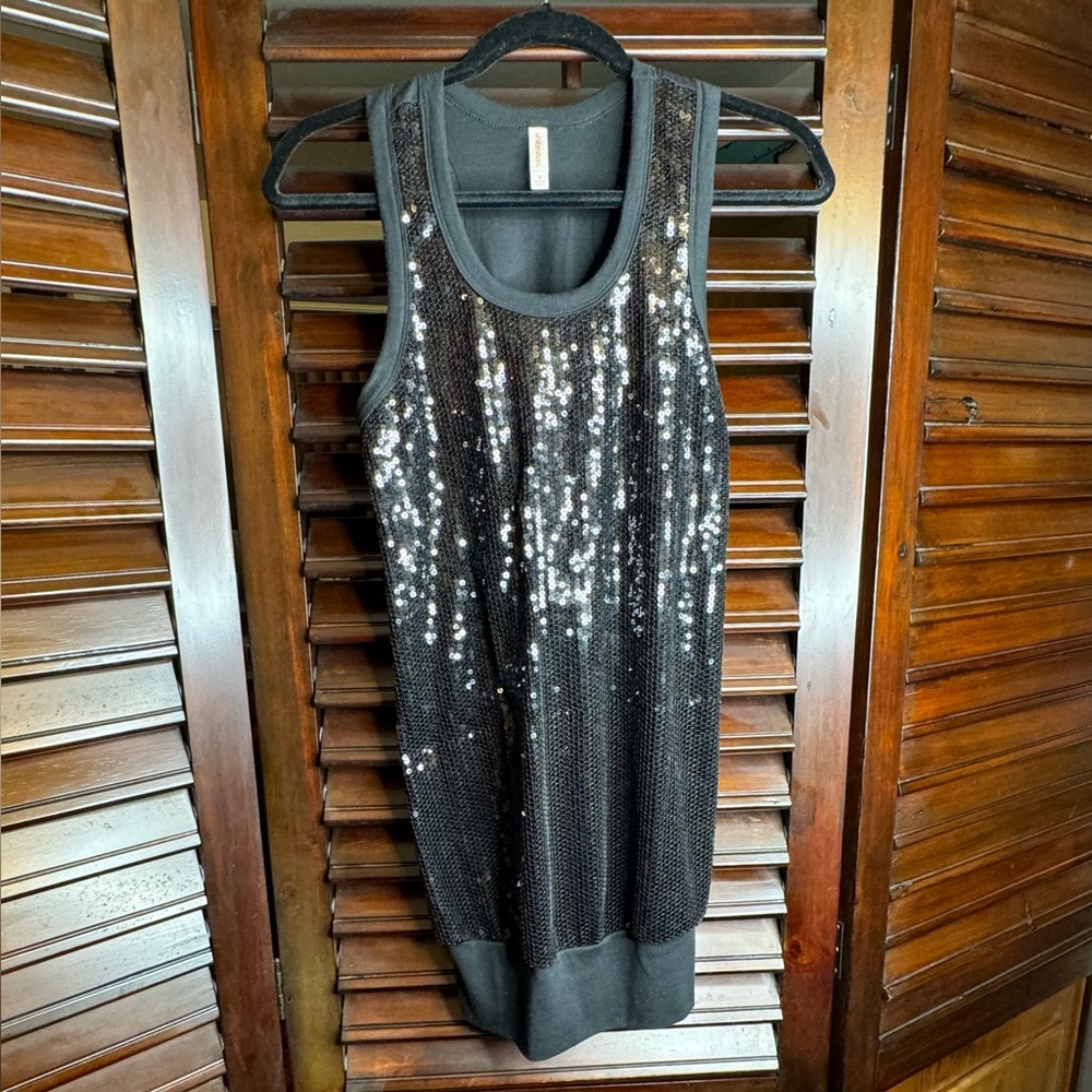 Xhilaration Sequin tank mini dress